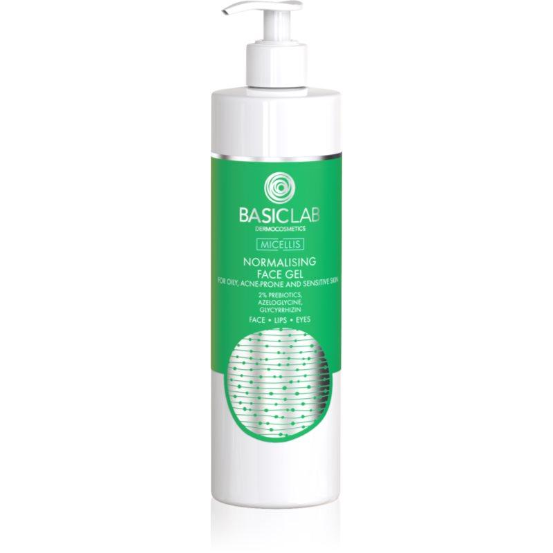BasicLab Dermocosmetics Micellis normalizující čisticí gel pro mastnou pleť se sklonem k akné 300 ml