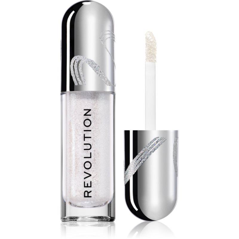 Makeup Revolution Metallic Muse Glitter Muse třpytivé tekuté oční stíny odstín Silver 3.5 ml