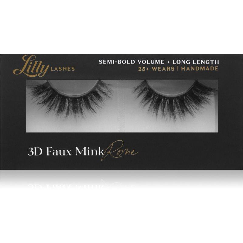 Lilly Lashes 3D Faux Mink umělé řasy typ Rome 1 pár