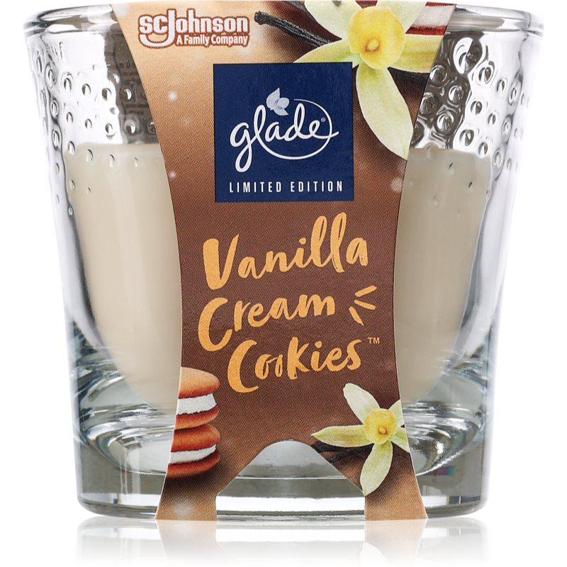 GLADE Vanilla Cream Cookies vonná svíčka 112 g
