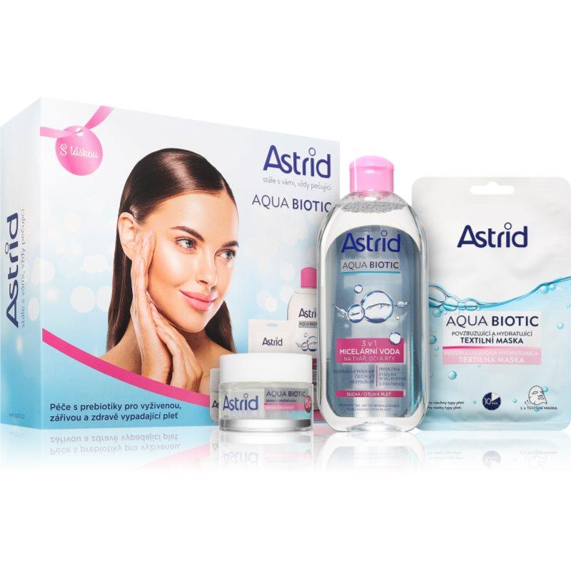 Astrid Aqua Biotic Tripack dárková sada pro dokonalou pleť 3 ks