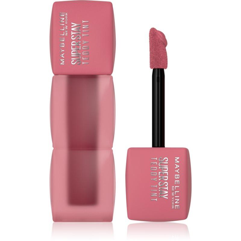 MAYBELLINE NEW YORK SuperStay Teddy Tint dlouhotrvající rtěnka s matným efektem odstín 55 Knee High 5 ml