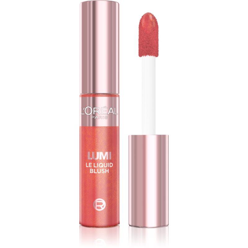 L’Oréal Paris Lumi Glowy Blush tekutá tvářenka odstín 625 GOLD PINK 11 ml