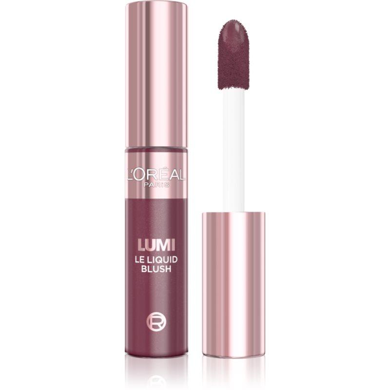 L’Oréal Paris Lumi Glowy Blush tekutá tvářenka odstín 645 Cool Berry 11 ml