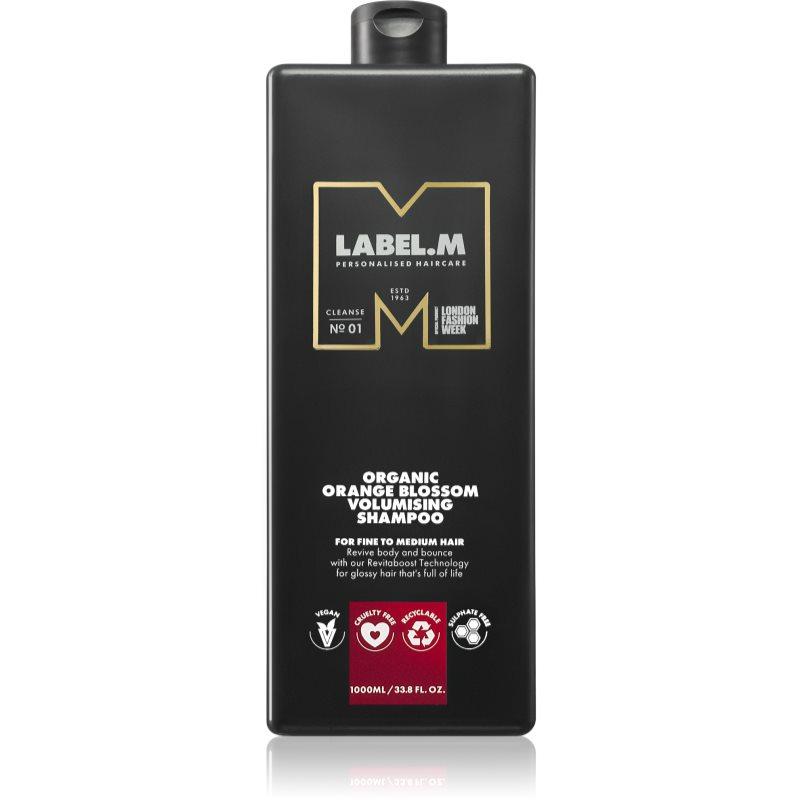 label.m Organic Orange Blossom Volumising Shampoo přírodní šampon pro objem vlasů 1000 ml