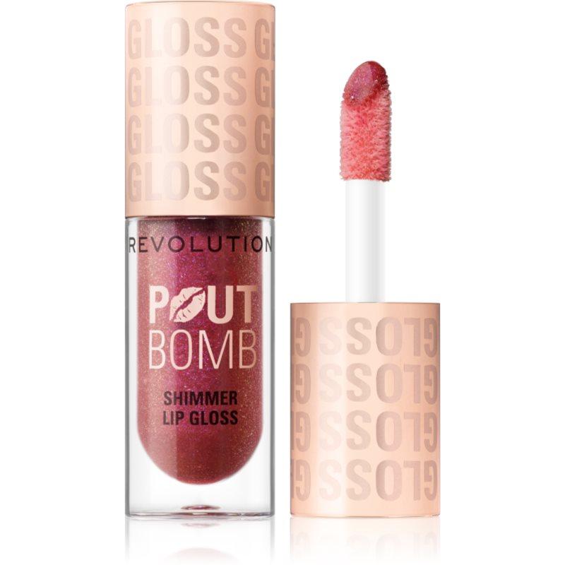 Makeup Revolution Shimmer Gloss třpytivý lesk na rty odstín 4.5 ml