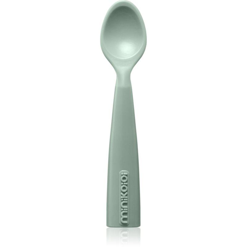 Minikoioi Silicone Spoon lžička River Green 1 ks