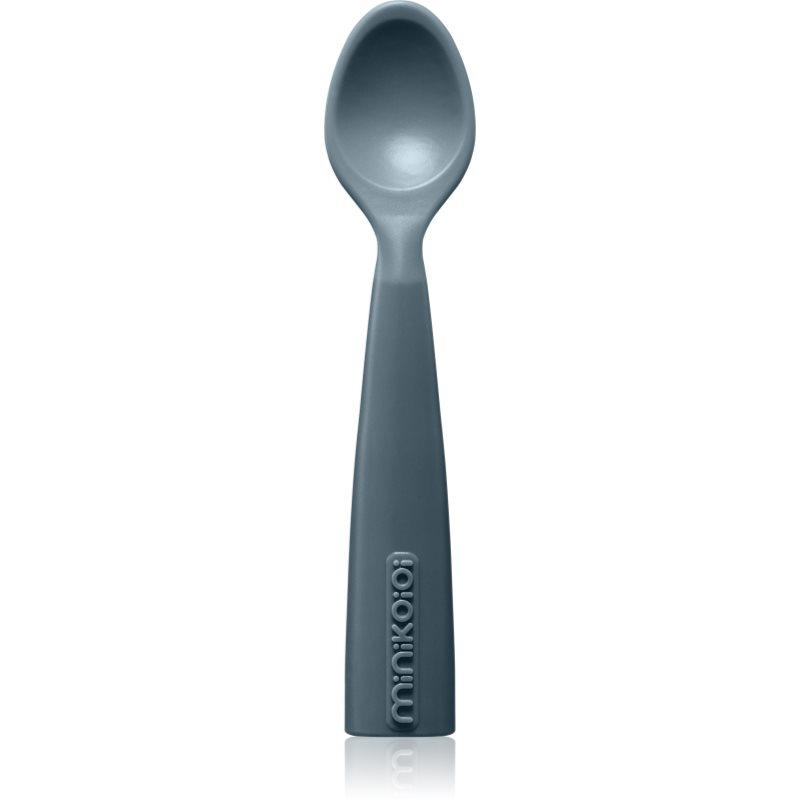 Minikoioi Silicone Spoon lžička Deep Blue 1 ks