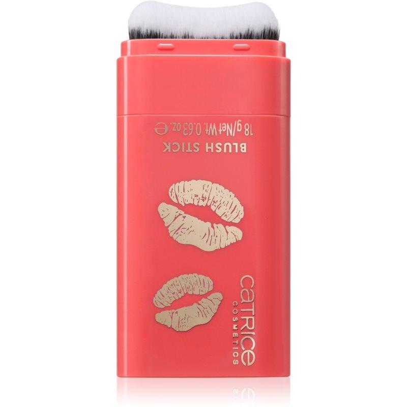 Catrice KISS & GLOW krémová tvářenka v tyčince odstín C01 Cheeky Flirt 18 g