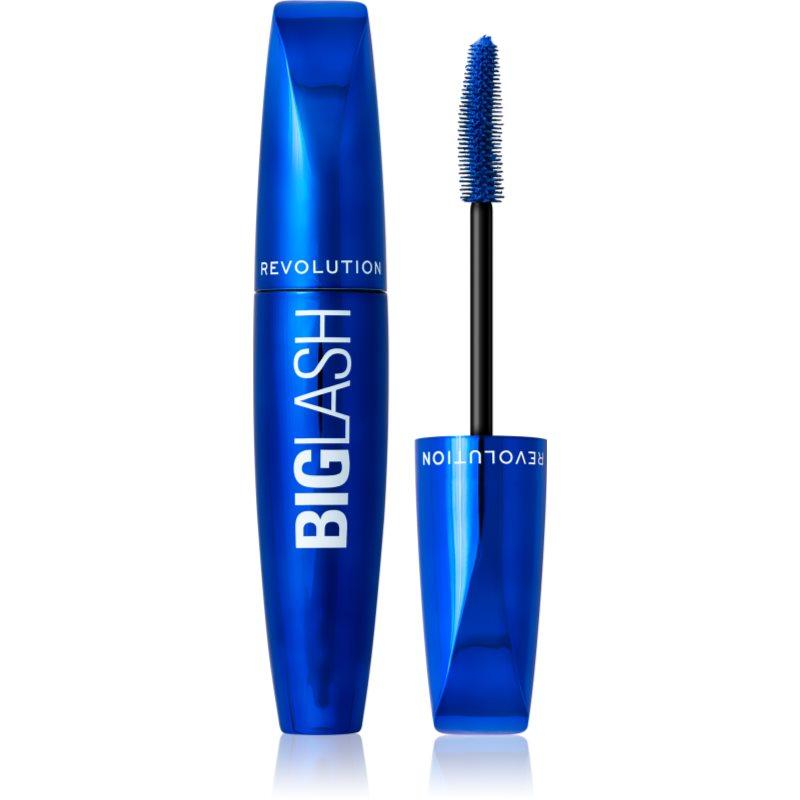Makeup Revolution Big Lash Volume objemová a prodlužující řasenka odstín Blue 8 ml