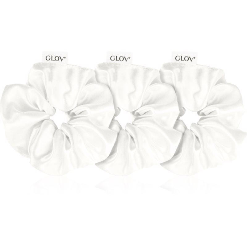 GLOV Satin Scrunchies S/M/L gumičky do vlasů Beige 3 ks