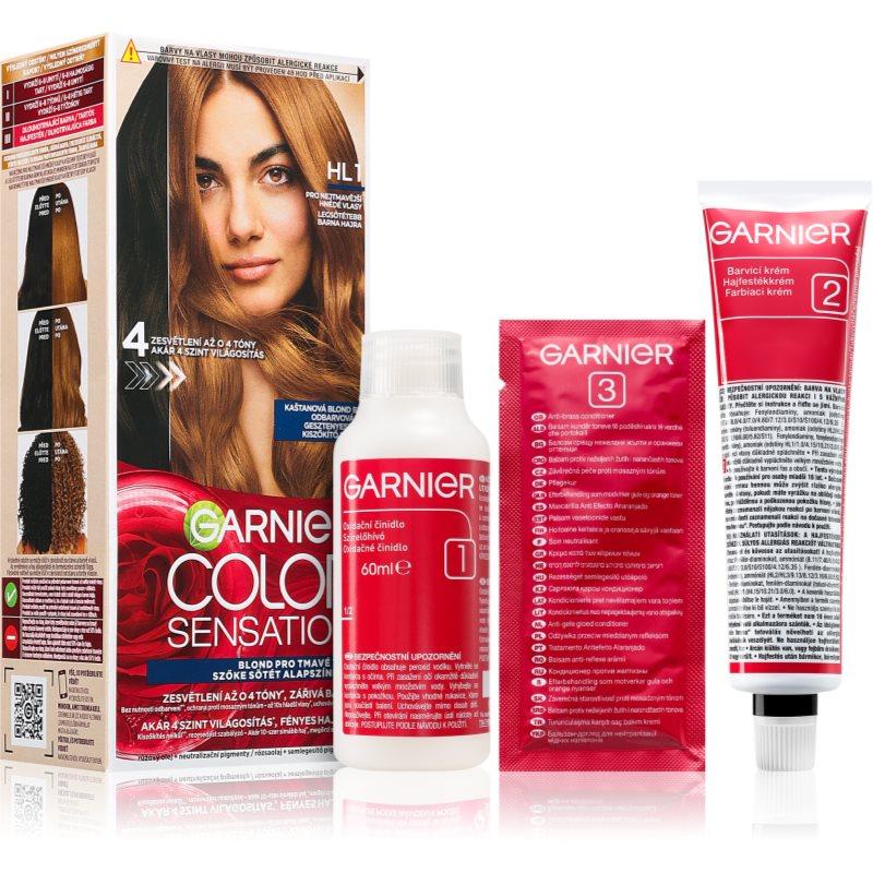 Garnier Color Sensation barva na vlasy pro zesvětlení vlasů odstín HL1 Black Hair 1 ks