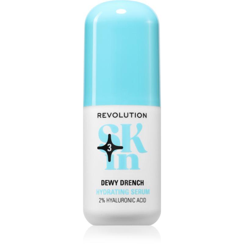Revolution Skincare Happy Hydrate Dewy Drench hydratační sérum s kyselinou hyaluronovou 30 ml