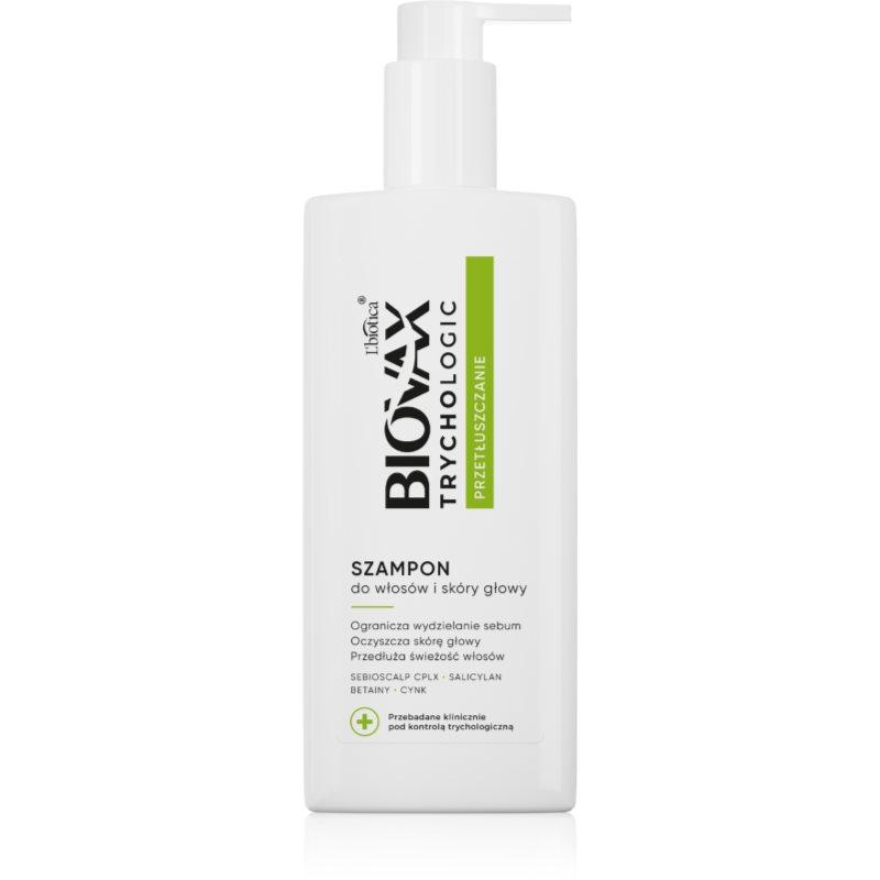 Biovax Trychologic Greasy Hair normalizující šampon pro mastné vlasy a vlasovou pokožku 200 ml
