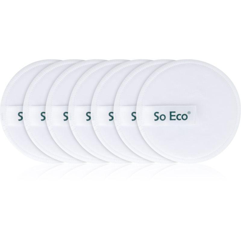 So Eco Reusable Microfibre Cleansing Pads pratelné odličovací tampony z mikrovlákna 7 ks