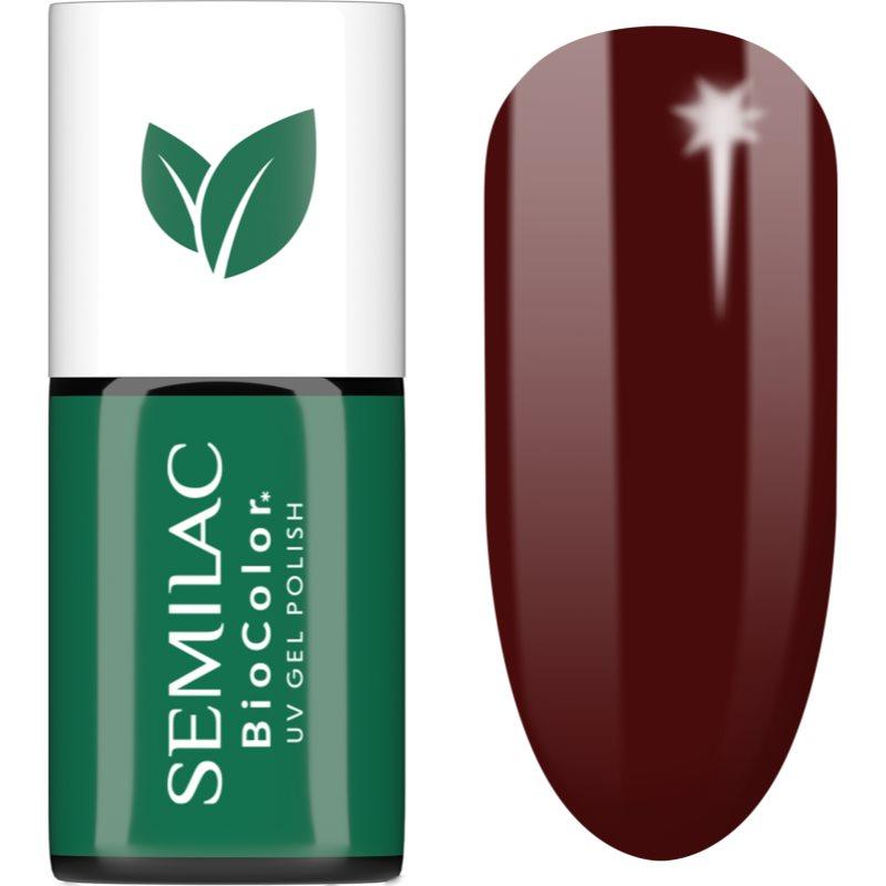 Semilac UV Hybrid BioColor gelový lak na nehty s použitím UV/LED lampy odstín 726 Dark Coral 7 ml