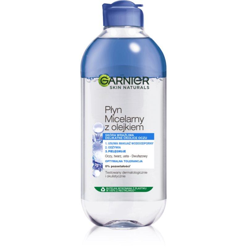 Garnier Skin Naturals pečující micelární voda pro velmi citlivé oči s kontaktními čočkami 400 ml