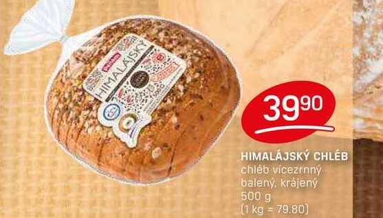 HIMALÁJSKÝ CHLÉB chléb vícezrnný balený, krájený 500 g