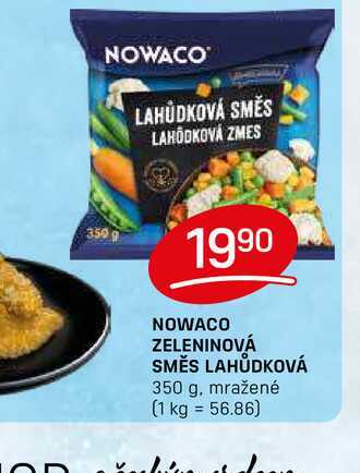 NOWACO ZELENINOVÁ SMĚS LAHŮDKOVÁ 350 g, mražené 