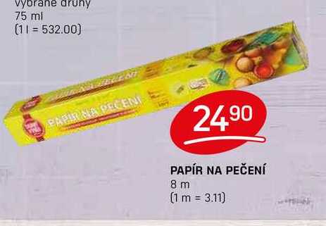 PAPÍR NA PEČENÍ 8 m