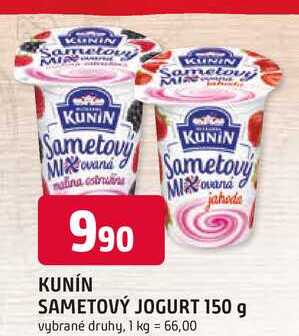 KUNIN SAMETOVÝ JOGURT 150 g 