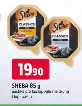 SHEBA 85 g paštika pro kočky