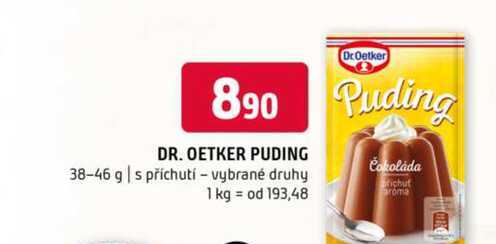 Dr. Oetker Puding 38-46 g s příchutí vybrané druhy