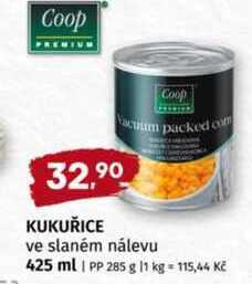 Kukuřice ve slaném nálevu 425 ml