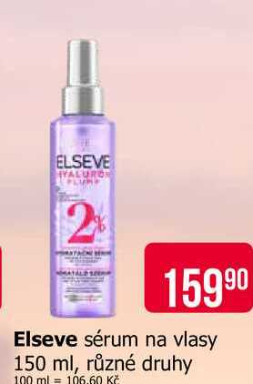 Elseve sérum na vlasy 150 ml, různé druhy