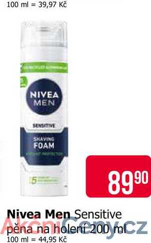 Nivea Men Sensitive pěna na holení 200 ml