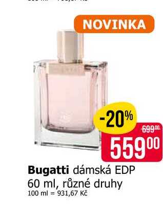 Bugatti dámská EDP 60 ml, různé druhy
