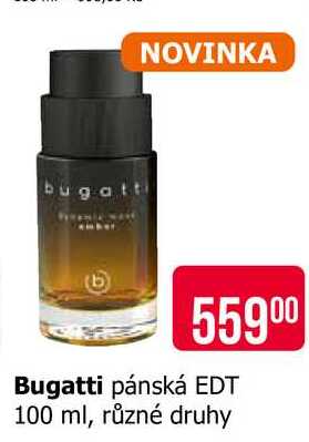 Bugatti pánská EDT 100 ml, různé druhy 