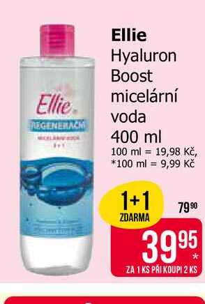 Ellie Hyaluron Boost micelární voda 400 ml