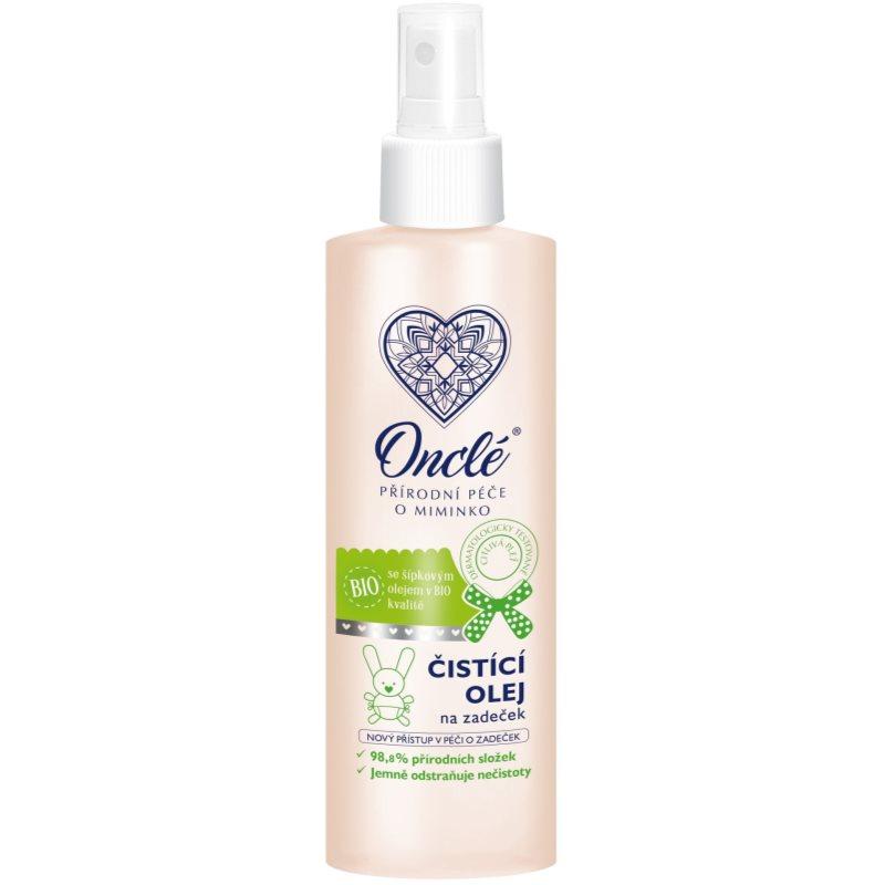 Onclé Baby dětský čisticí olej na zadeček pro děti od narození 200 ml
