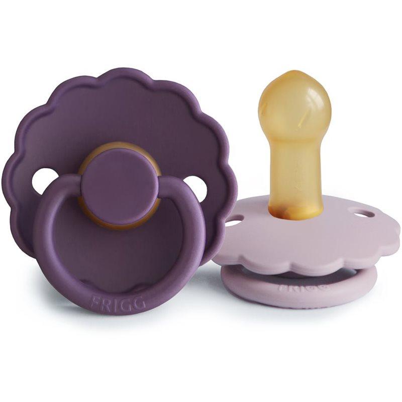 FRIGG Daisy Size 2:6-18 months dudlík Violet Dream/Soft Lilac 2 ks
