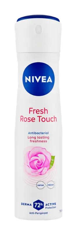 NIVEA Antiperspirant sprej pro ženy Fresh Rose Touch, 150 ml