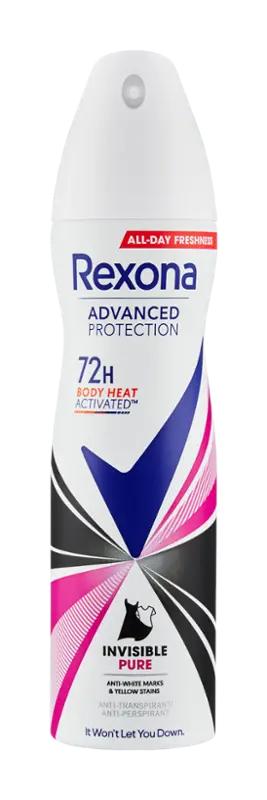 Rexona Antiperspirant sprej pro ženy Invisible Pure, 150 ml