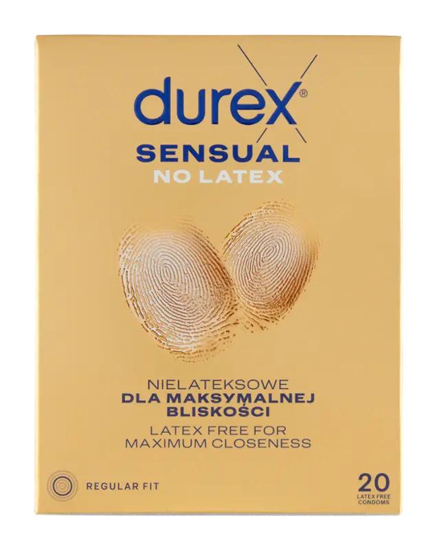 Durex Kondomy Sensual No Latex, 20 ks
