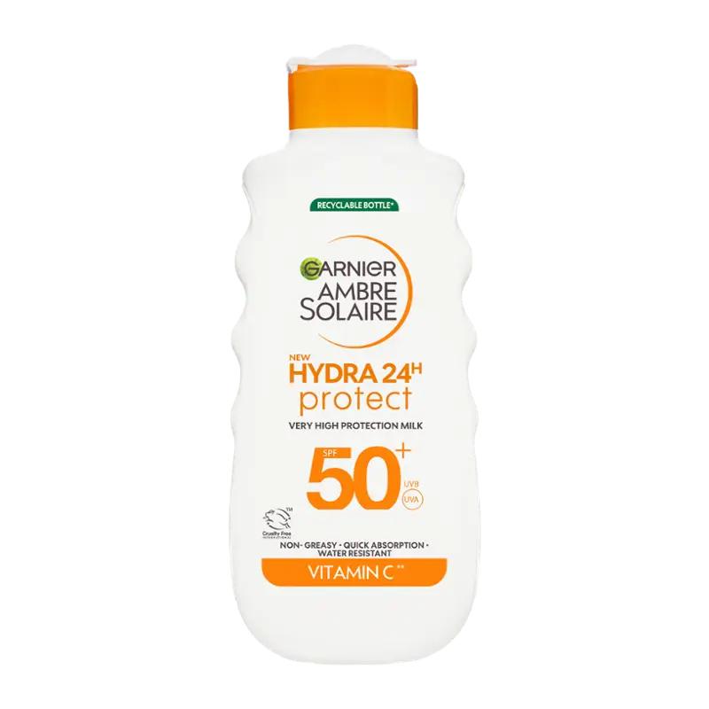 Garnier Mléko na opalování Ambre Solaire Hydra24h Protect SPF50+, 175 ml