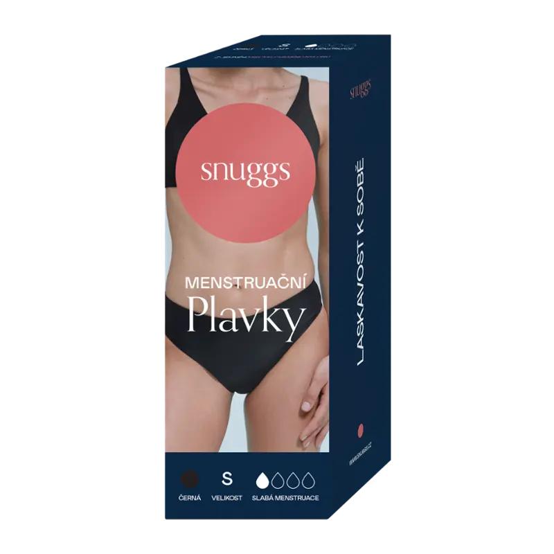 Snuggs Menstruační plavky černé vel. S, 1 ks