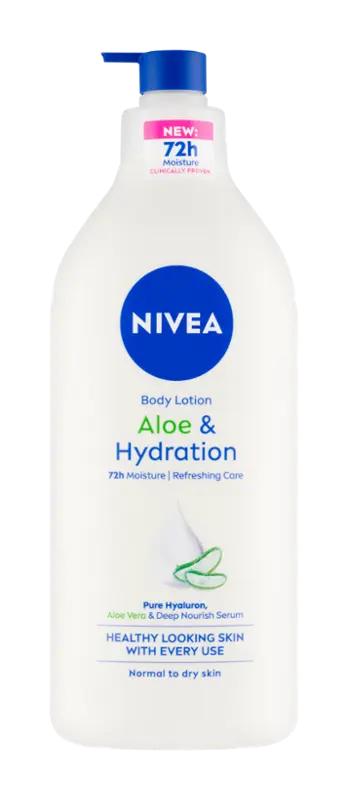 NIVEA Tělové mléko Aloe & Hydration, 625 ml