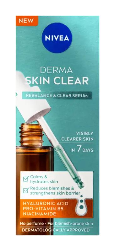 NIVEA Sérum Derma Skin Clear Rebalance & Clear, 30 ml