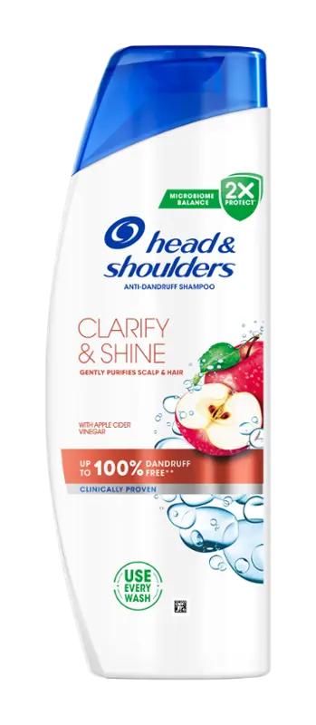 Head & Shoulders Šampon Clarify & Shine Apple vinegar, 400 ml