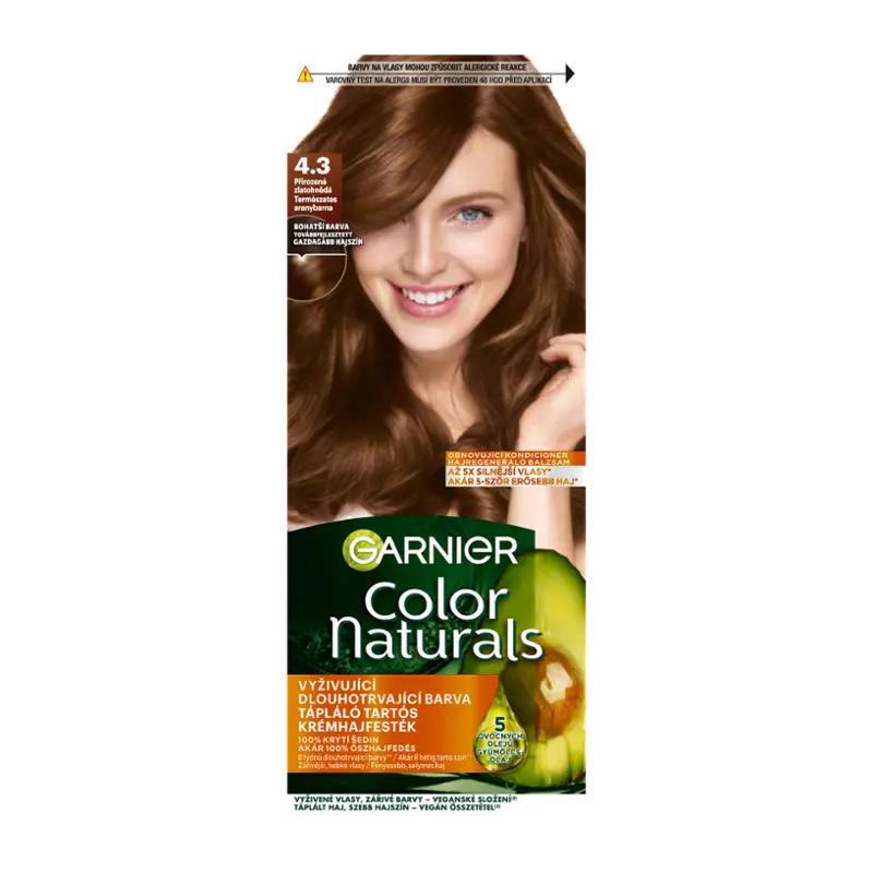 Garnier Barva na vlasy Color Naturals 4.3 přirozená zlatohnědá, 1 ks