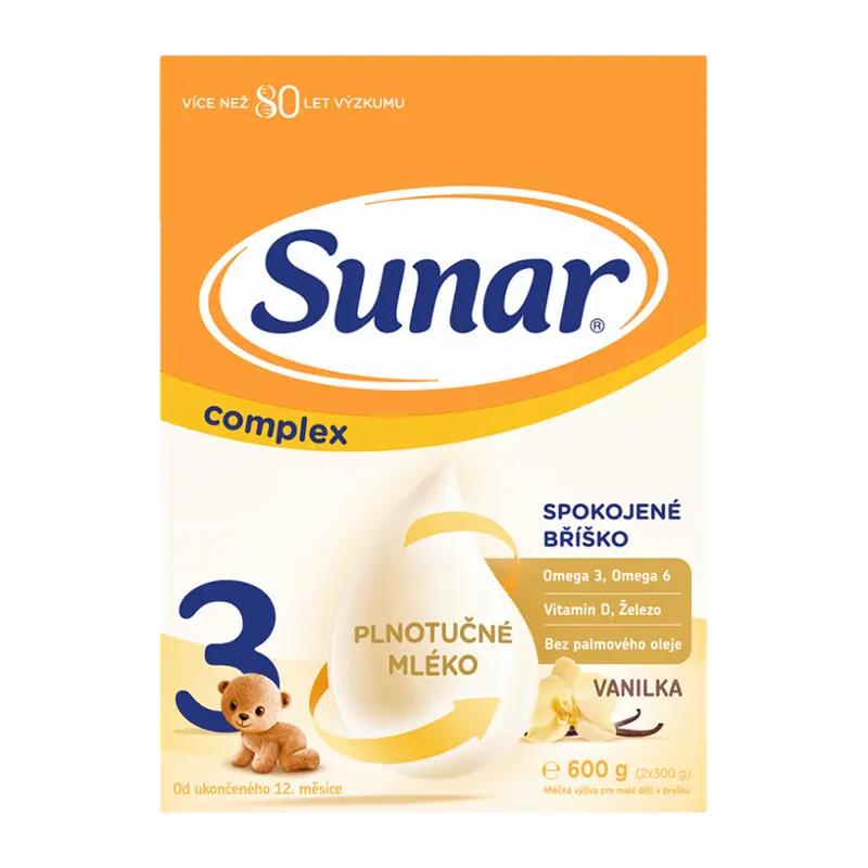 Sunar Batolecí mléko vanilka Complex, 600 g