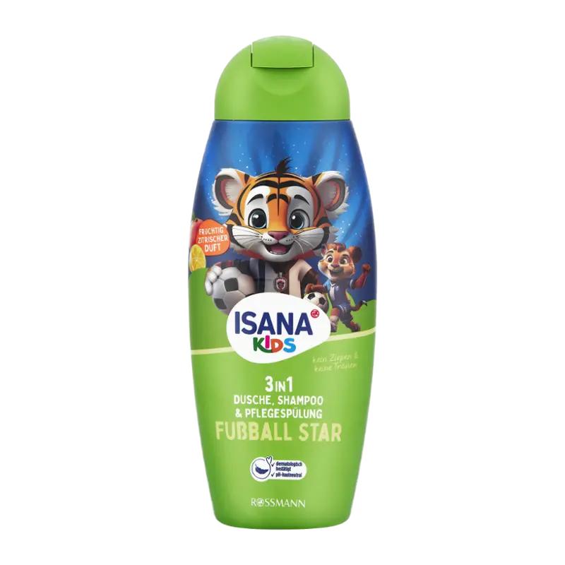 ISANA Kids Sprchový gel 3v1 Football Star, 300 ml
