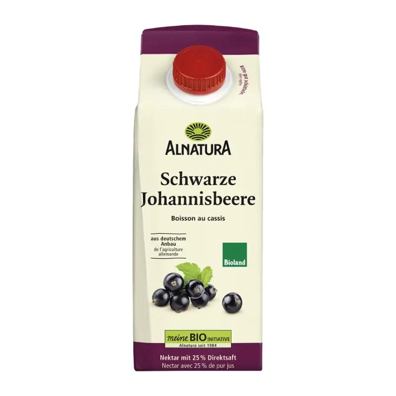 Alnatura Ovocný nektar černý rybíz, 750 ml