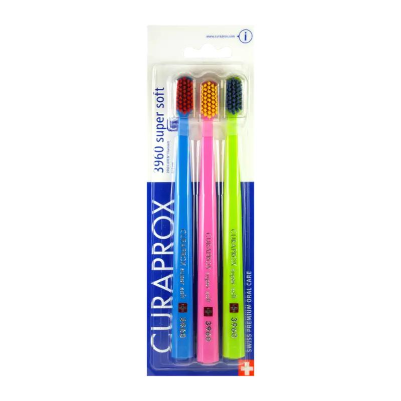 Curaprox Zubní kartáčky CS 3960 Super soft, různé druhy, 3 ks