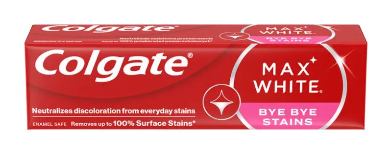 Colgate Zubní pasta Max White Bye Bye Stains, 75 ml
