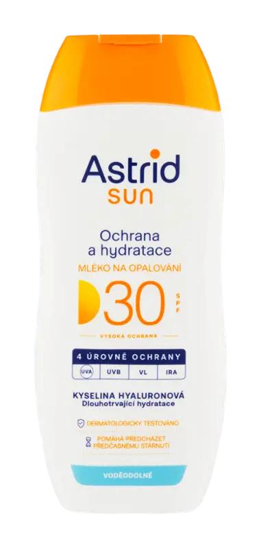 Astrid Hydratační mléko na opalování SPF30, 200 ml
